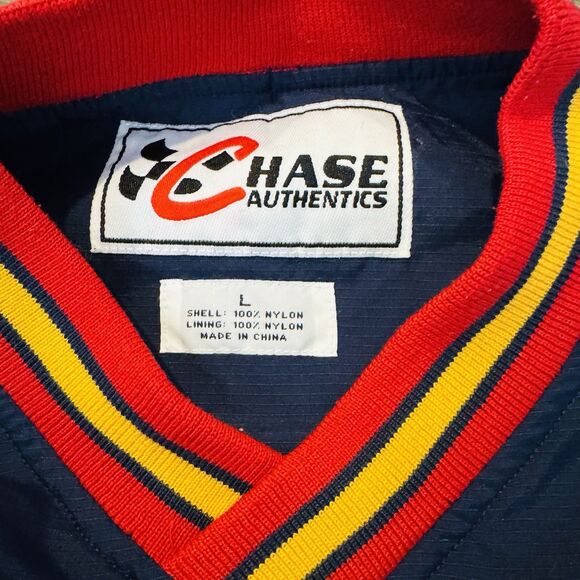 Jeff gordon #24 NASCAR Racing Windbreaker Pullover Jacket Large Chase Authentics - Picture 3 of 10